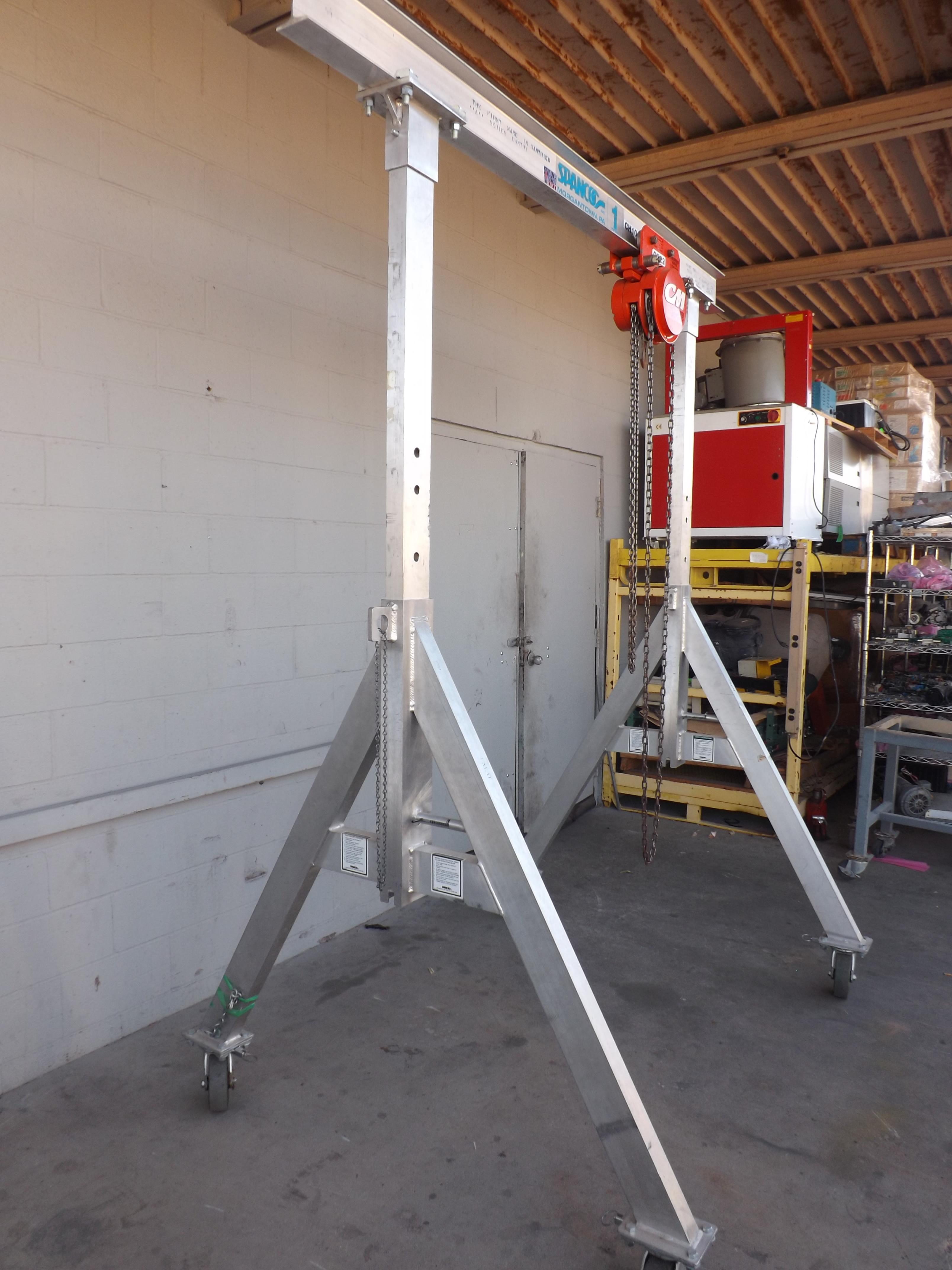 Spanco 1ALU0810B Aluminum Portable Gantry Crane T37215 eBay